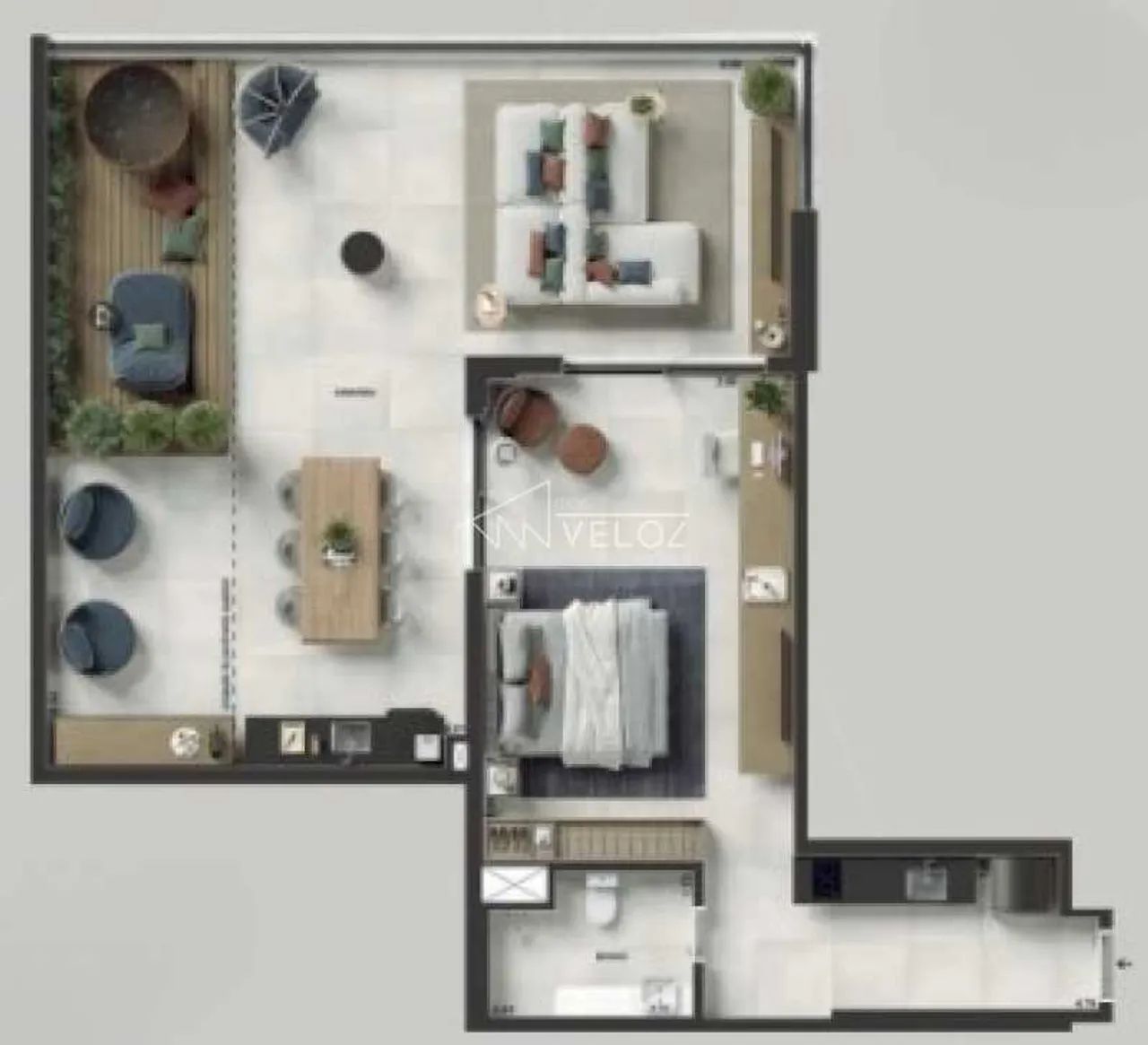 Studio - / Residencial / Ipanema - Foto 4