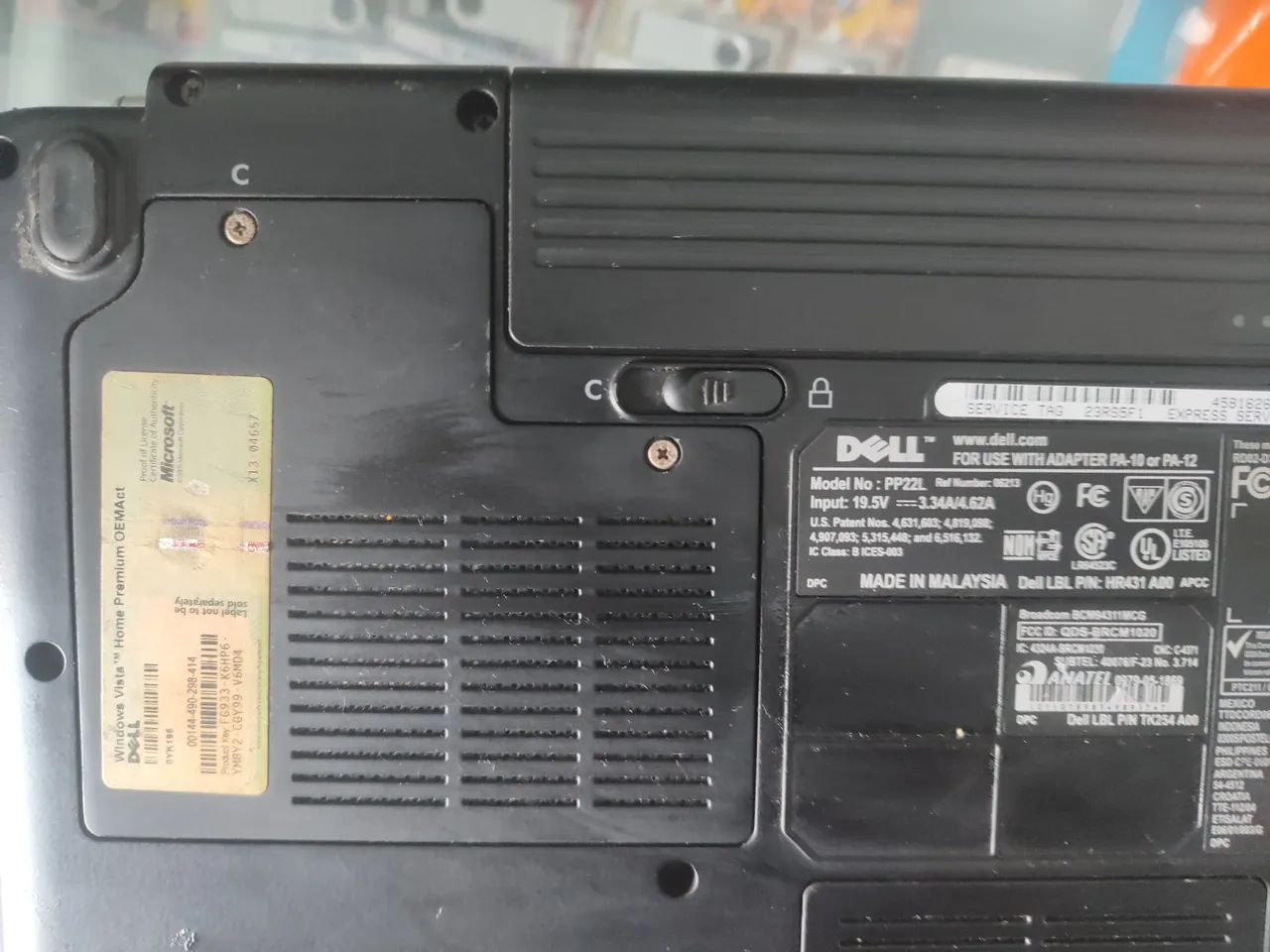 Carcaça notebook Dell. - tela teclado base - Foto 4