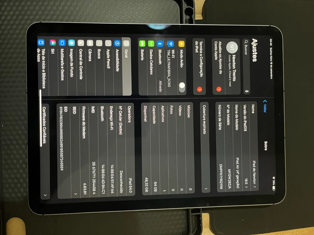 iPad com conexão chip 5G e wifi - Foto 2