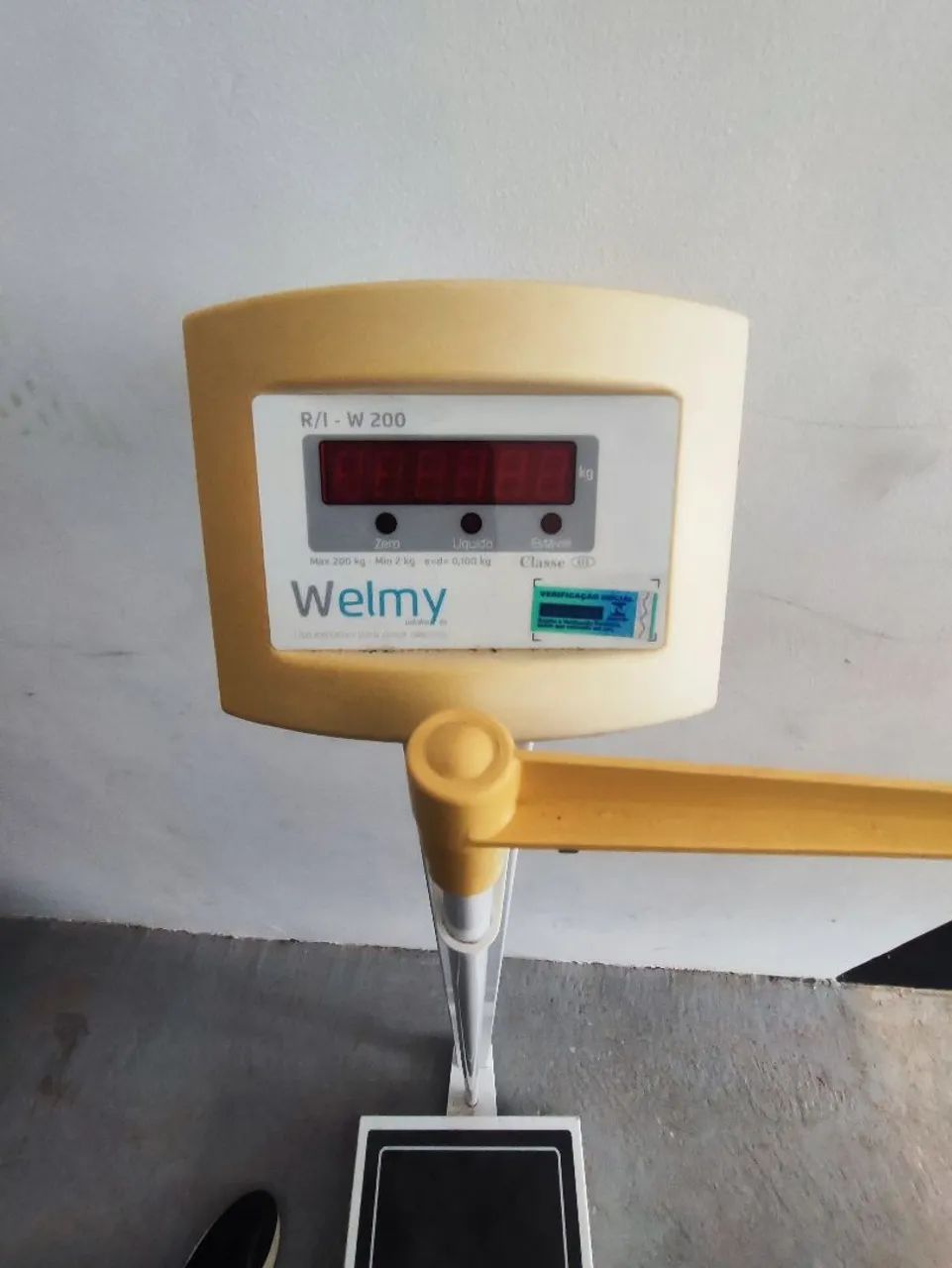 Balança digital welmy 200kg - Foto 2