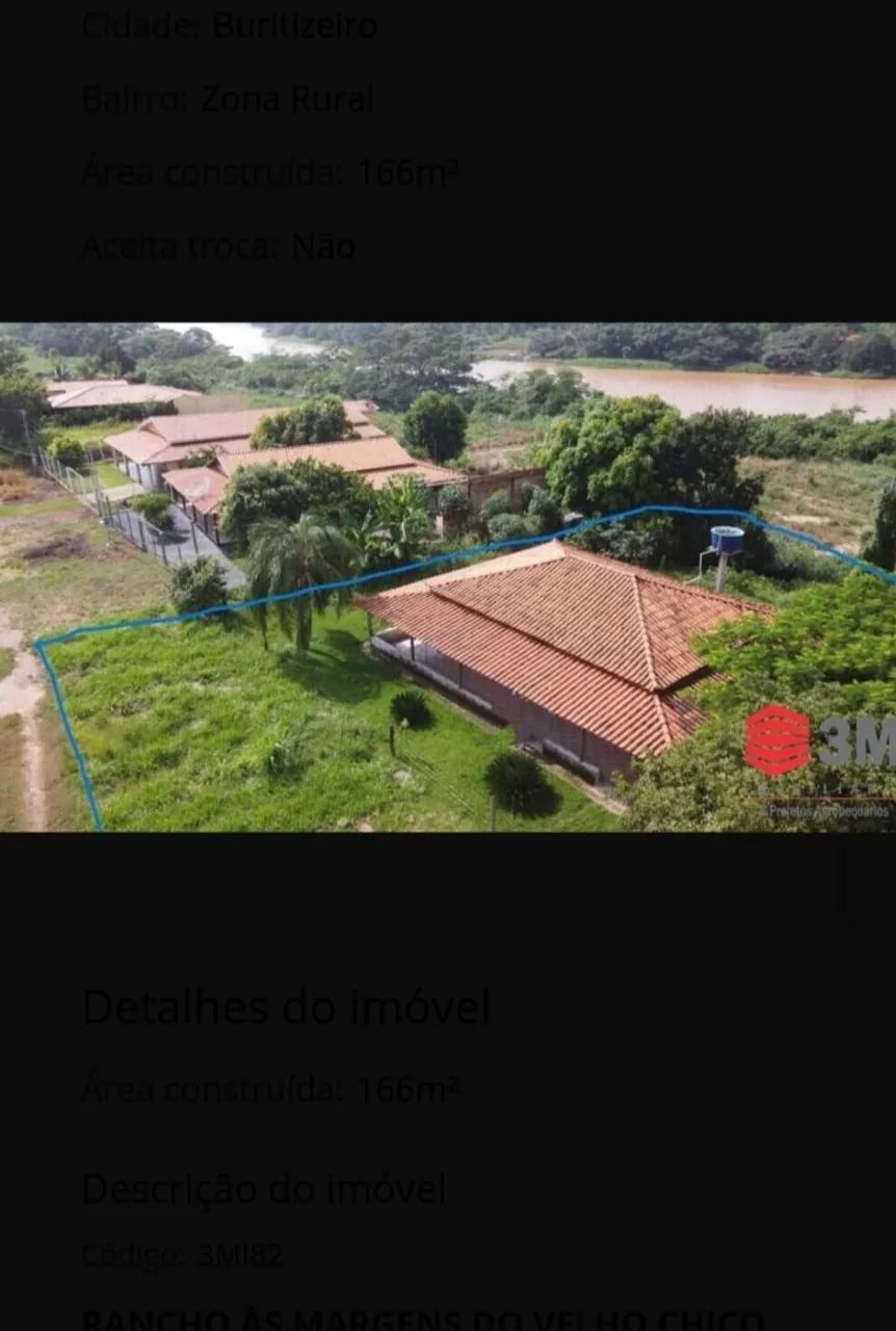 Casa ou rancho pesqueiro 