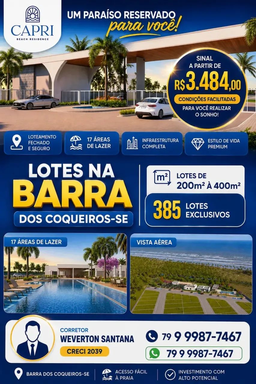 CONDIÇÕES ESPECIAS CAPRI BEACH RESIDENCE