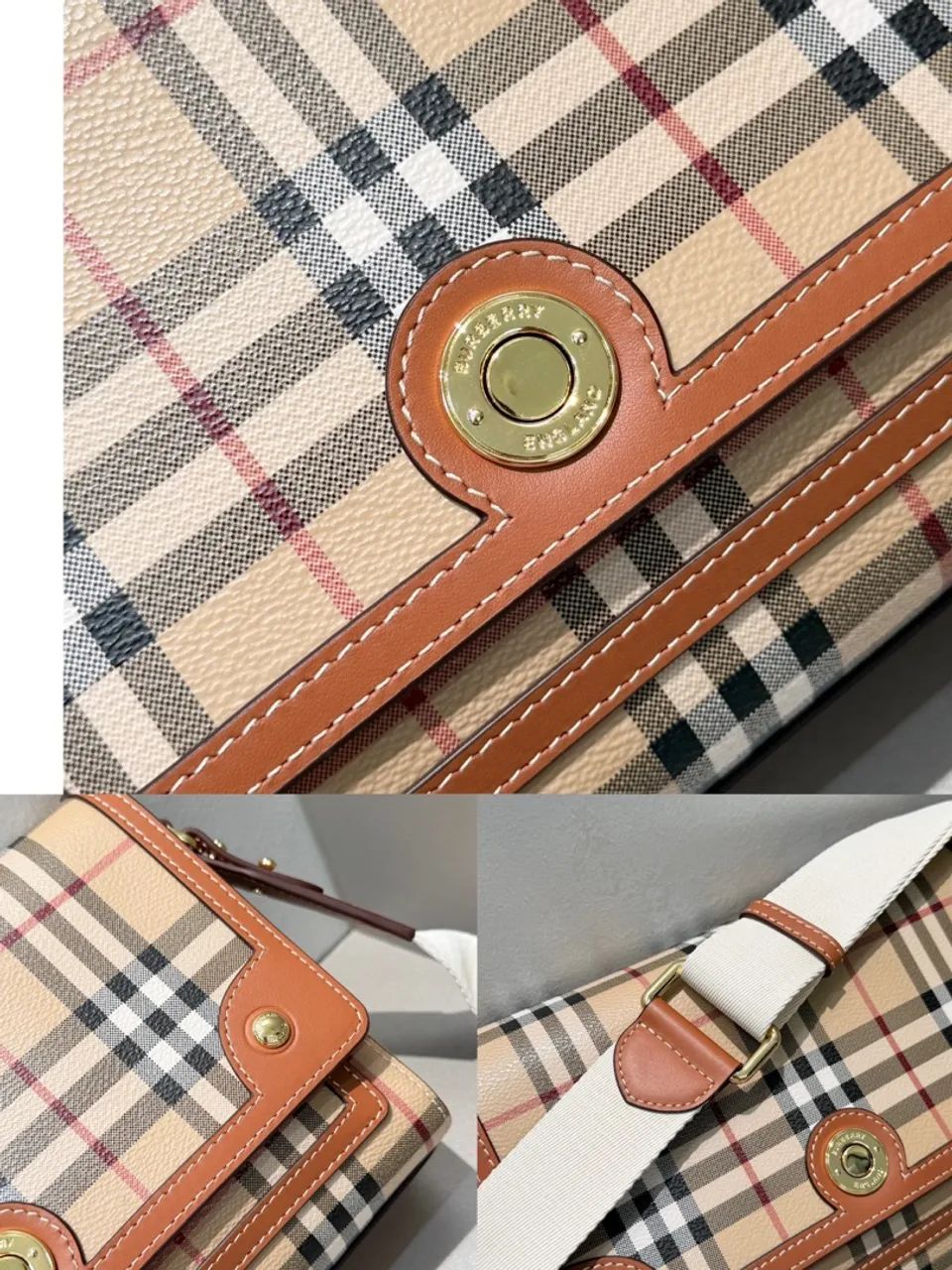 Bolsa Feminina Vintage Check - Modelo Note - Nova - Foto 5