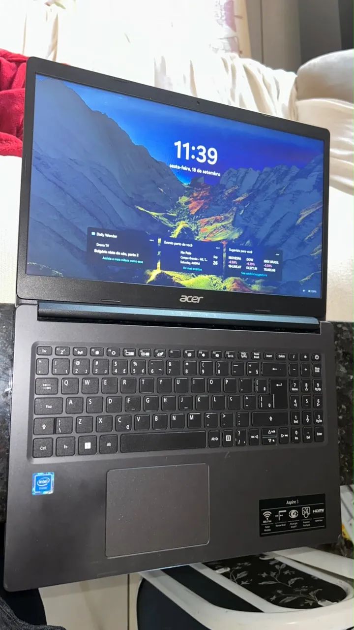 Notebook Acer Aspire 3 15,6? - 4GB RAM - 119GB - Intel Celeron N4020 - Foto 3