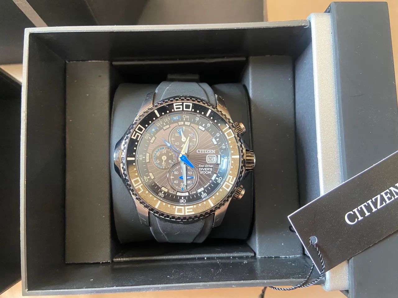 Relógio Citizen Aqualand Eco Drive Bj2110-01e - Foto 4