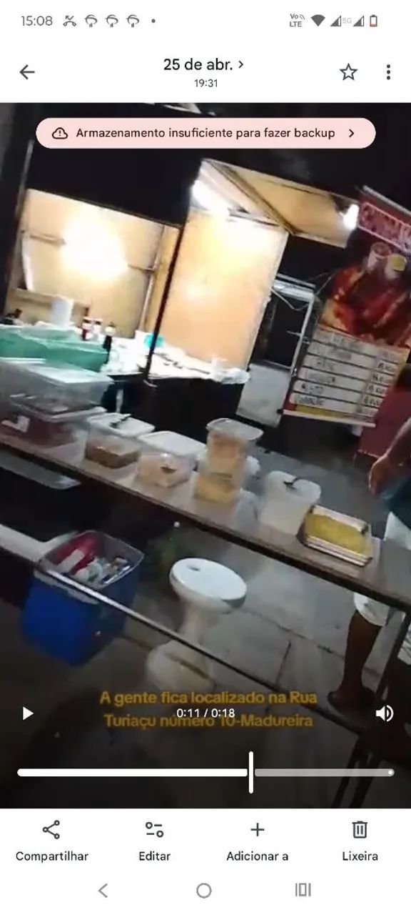 Vendo barraca