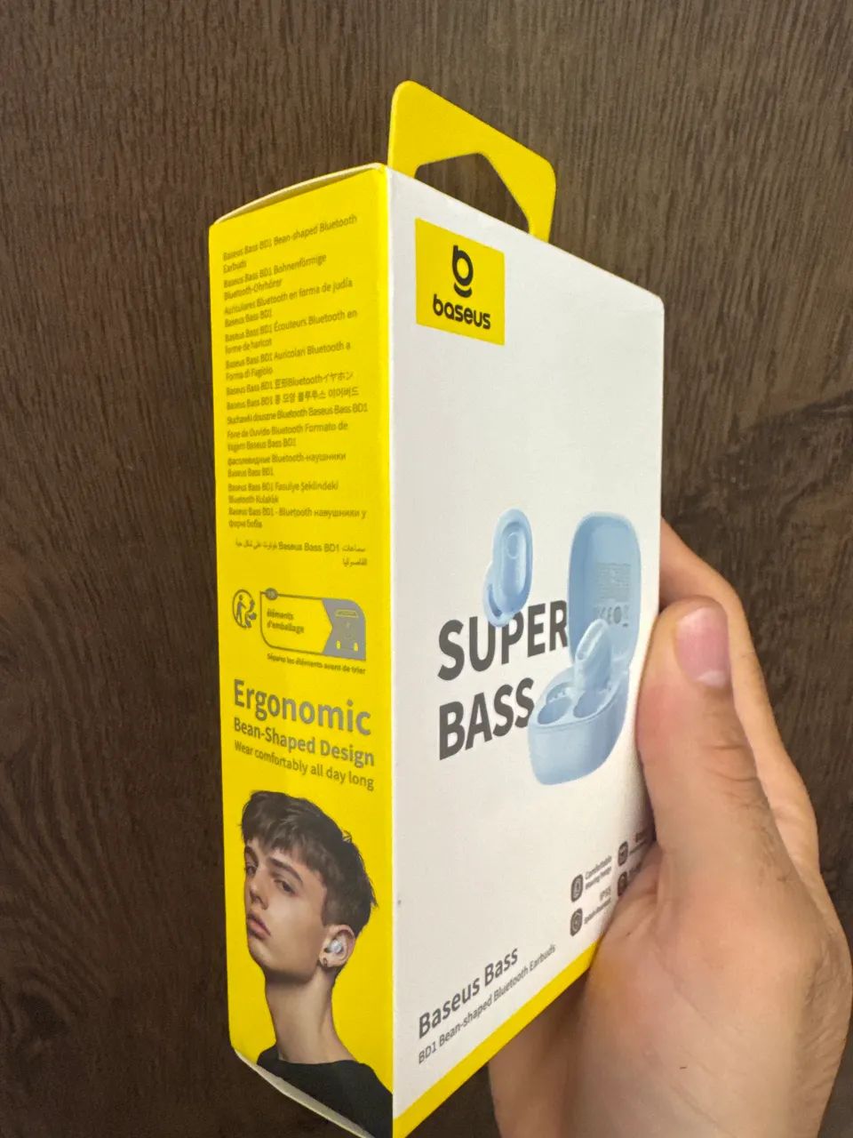 Fone de ouvido Bluetooth Baseus Super Bass BD1  - Foto 3