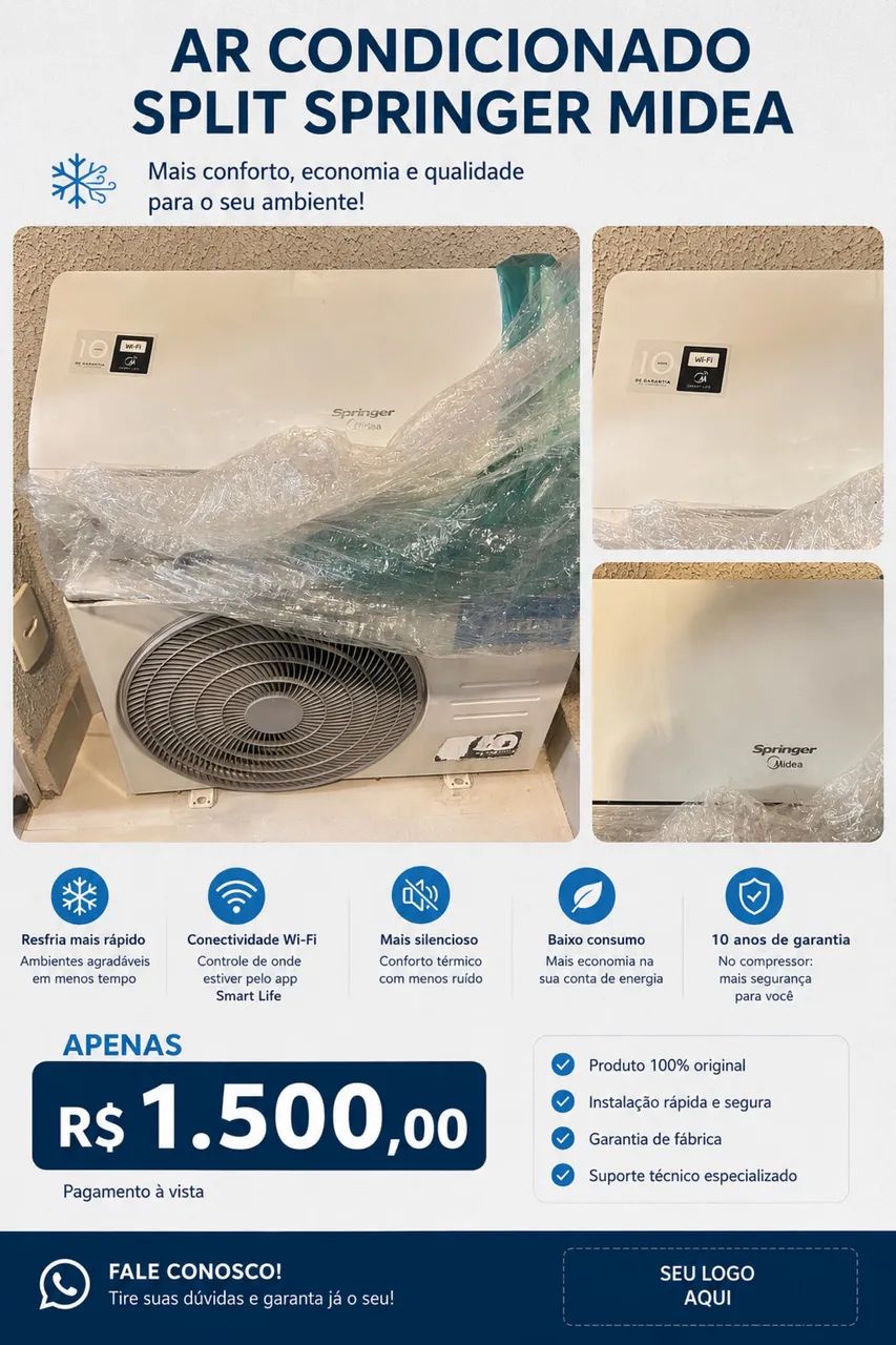 Ar Split Springer Midea  - Foto 5