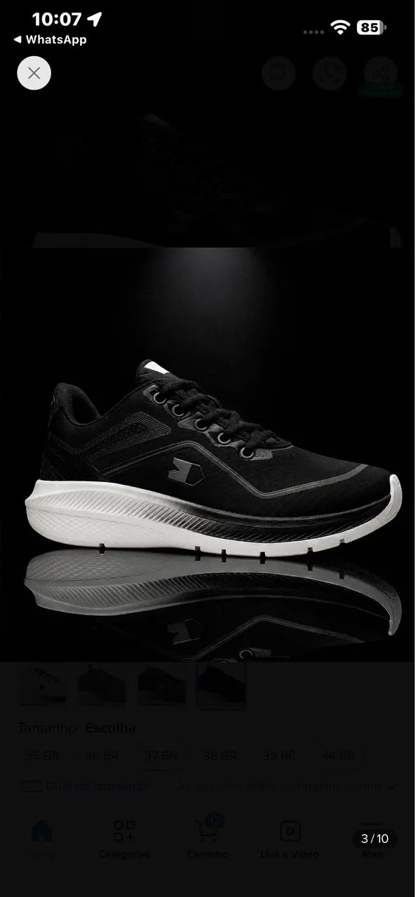 Tenis de caminhada sandrine 