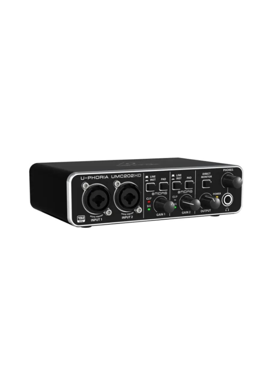 Interface de áudio USB Behringer U-Phoria UMc202HD, cor preta - Foto 2