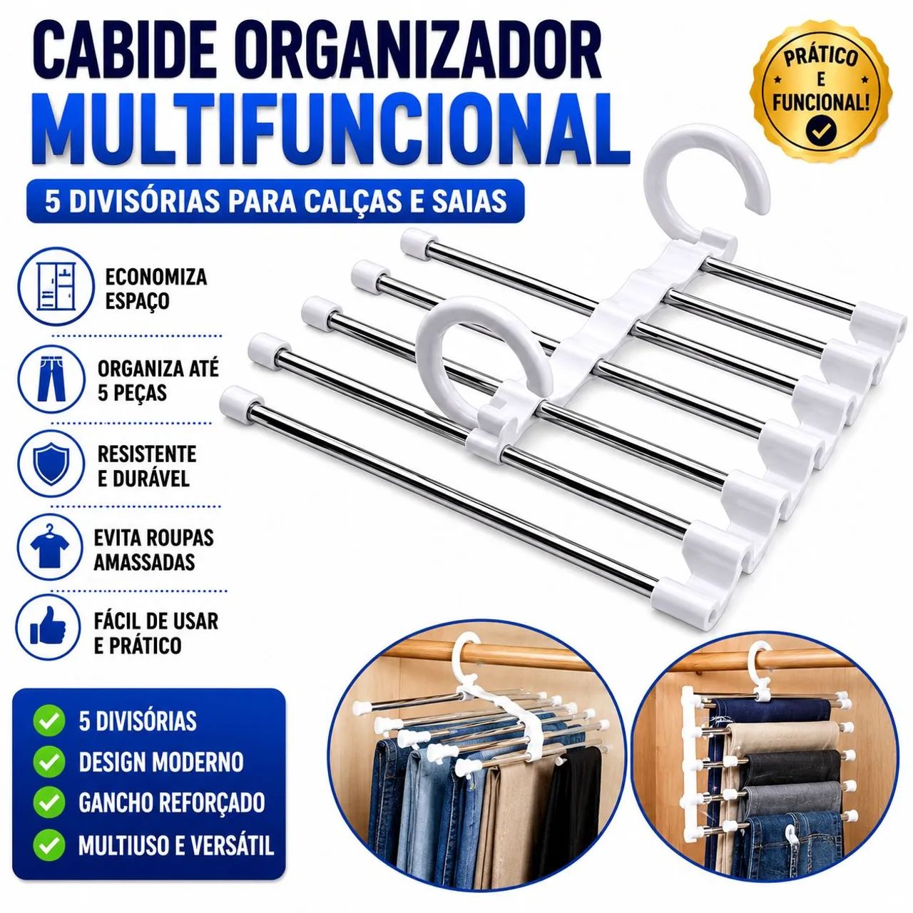 Cabide  para guardar roupa 