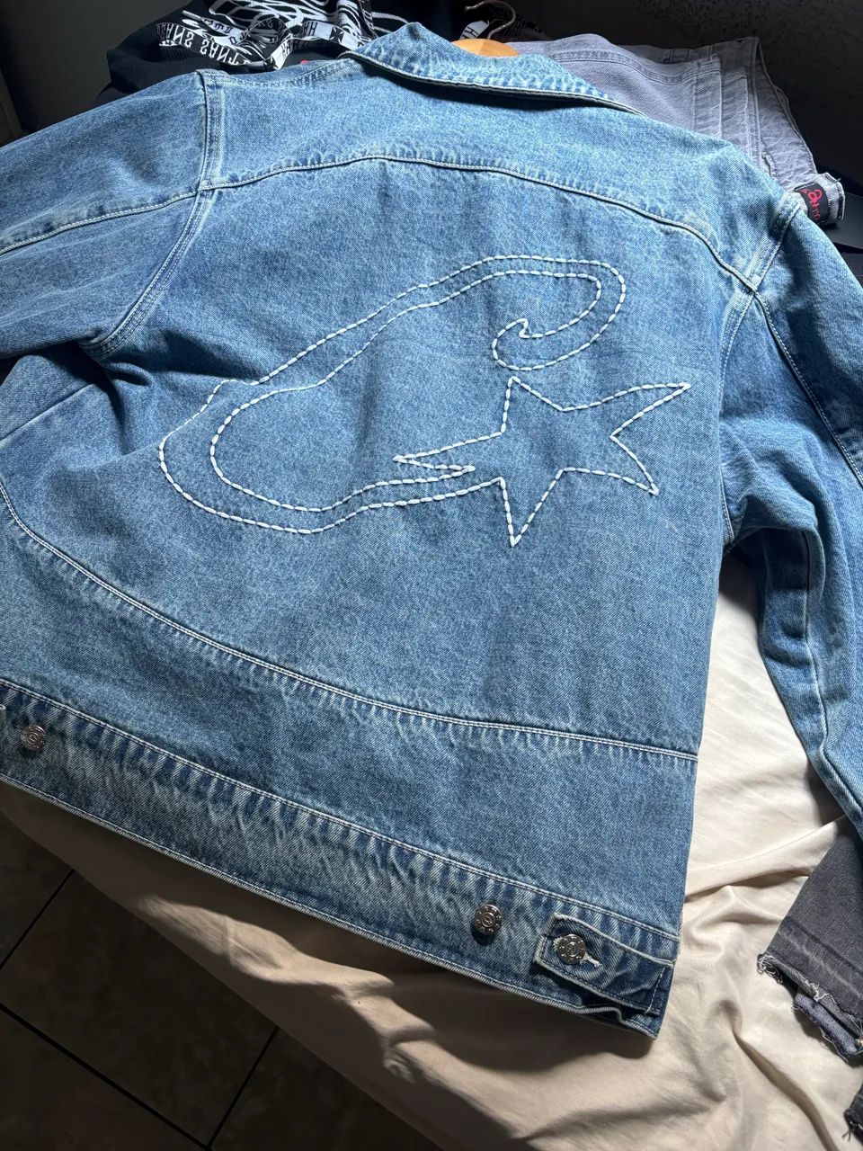 jaqueta denim genes corteiz 2018 - Foto 2