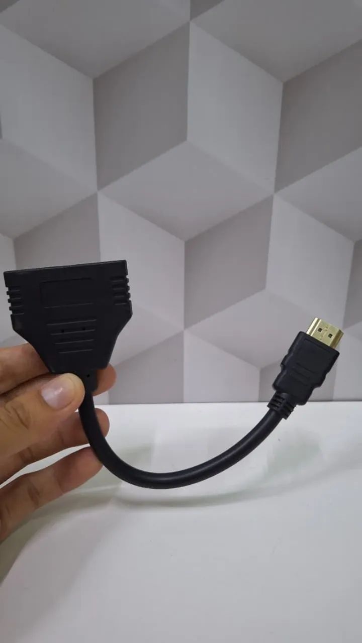 Divisor HDMI macho x 2fêmea  - Foto 3