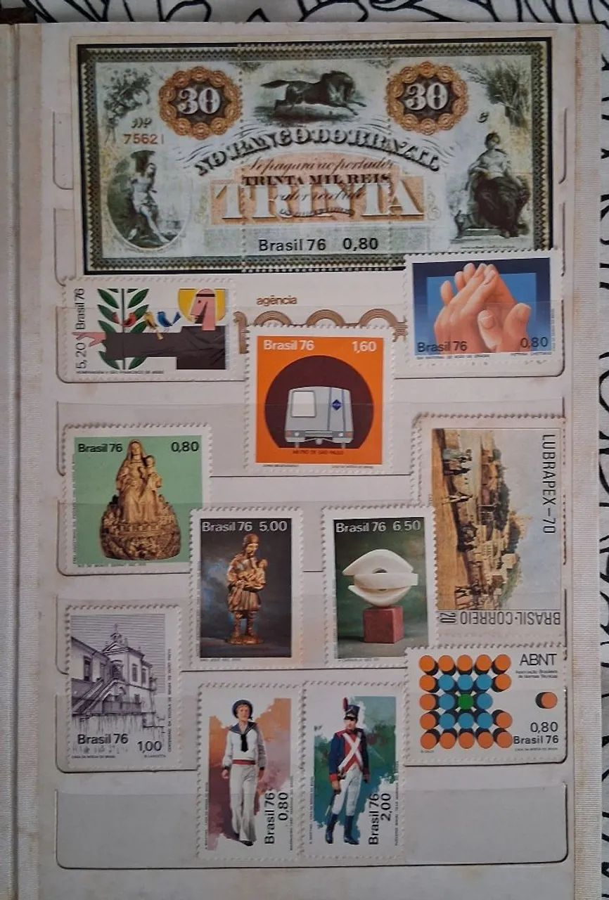 Selos completos anos 1976 e 1978 - Foto 6