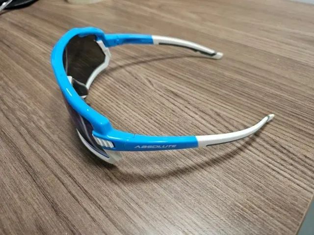 Oculos Ciclismo Absolute Wild Azul Branco - Foto 2