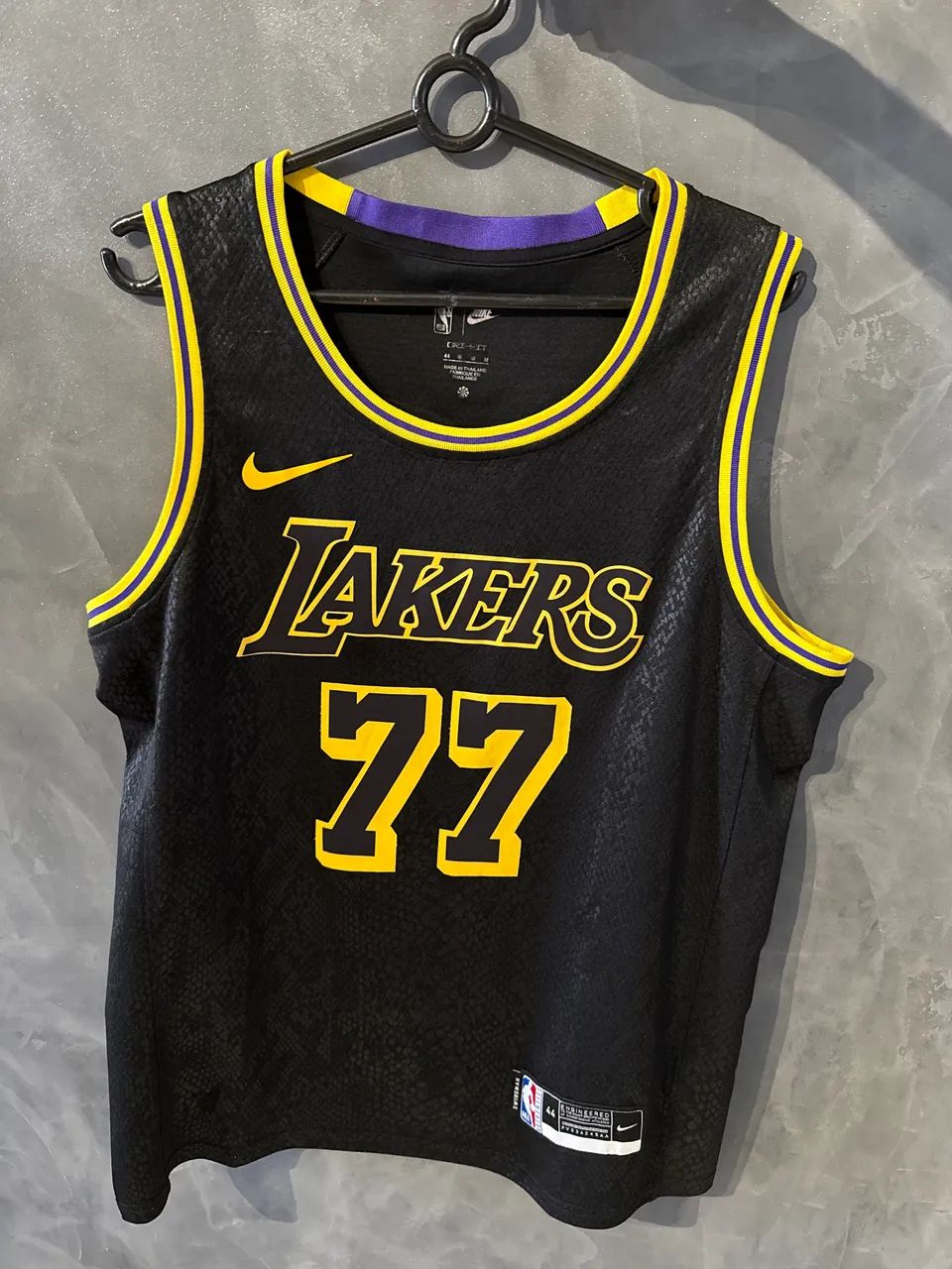 Camiseta time NBA Lakers 77 mamba black 