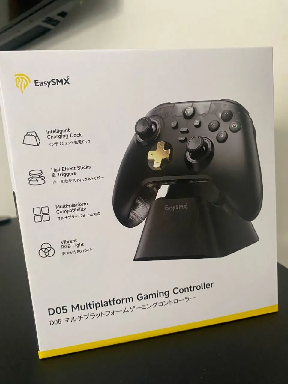 Controle Gamer EasySMX D05 multi plataforma com hall efect e base de carregamento. - Foto 4