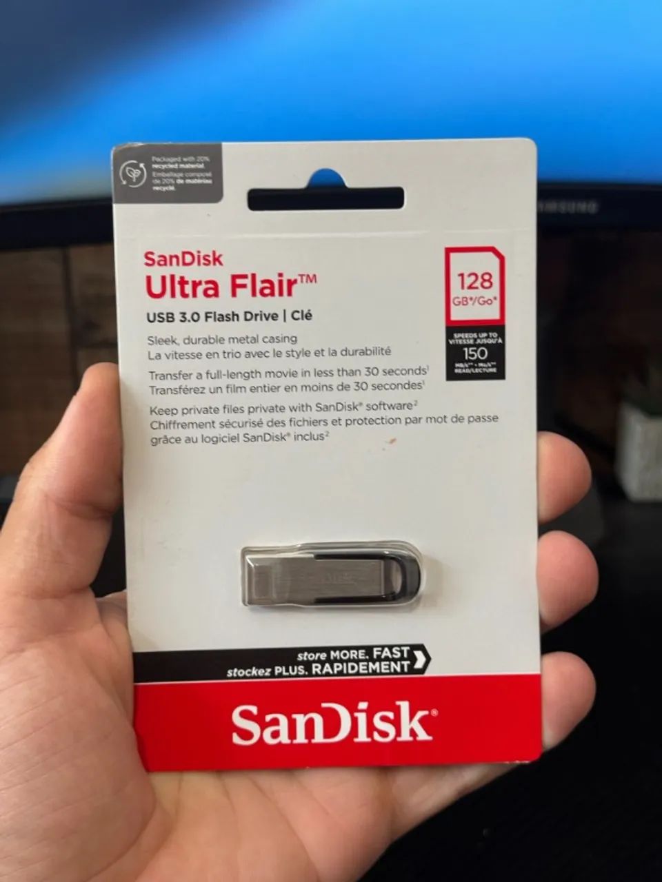 Pendrive 128gb Sandisk  - Foto 3