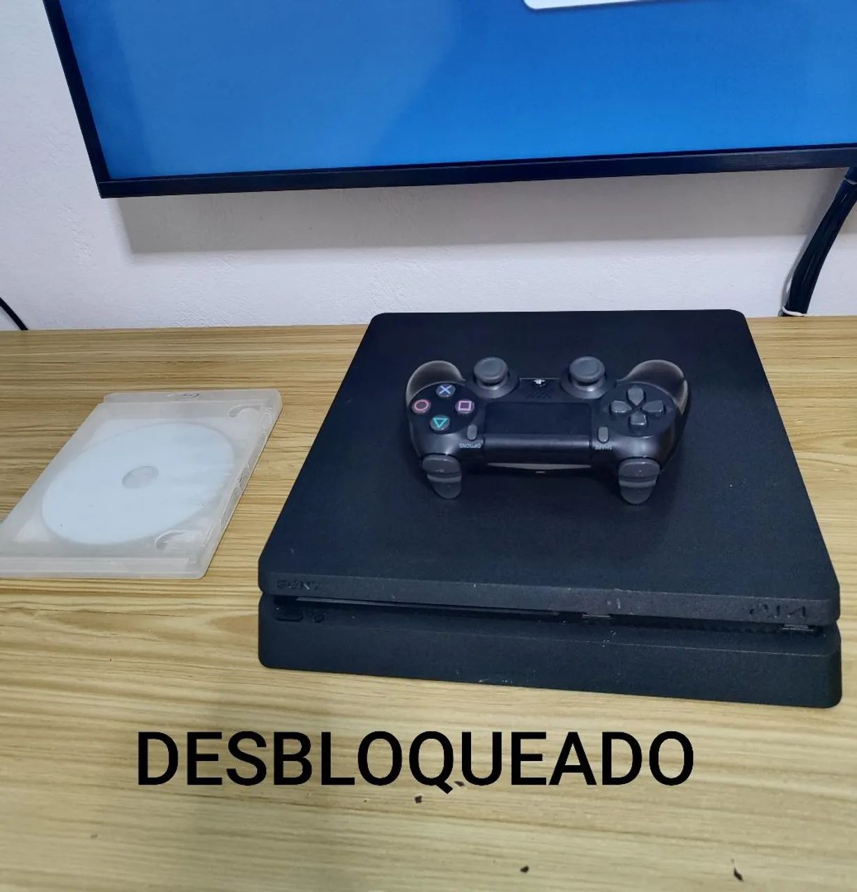 PS4 Slim Desbloquead0 com Jogos - Aceito envio 
