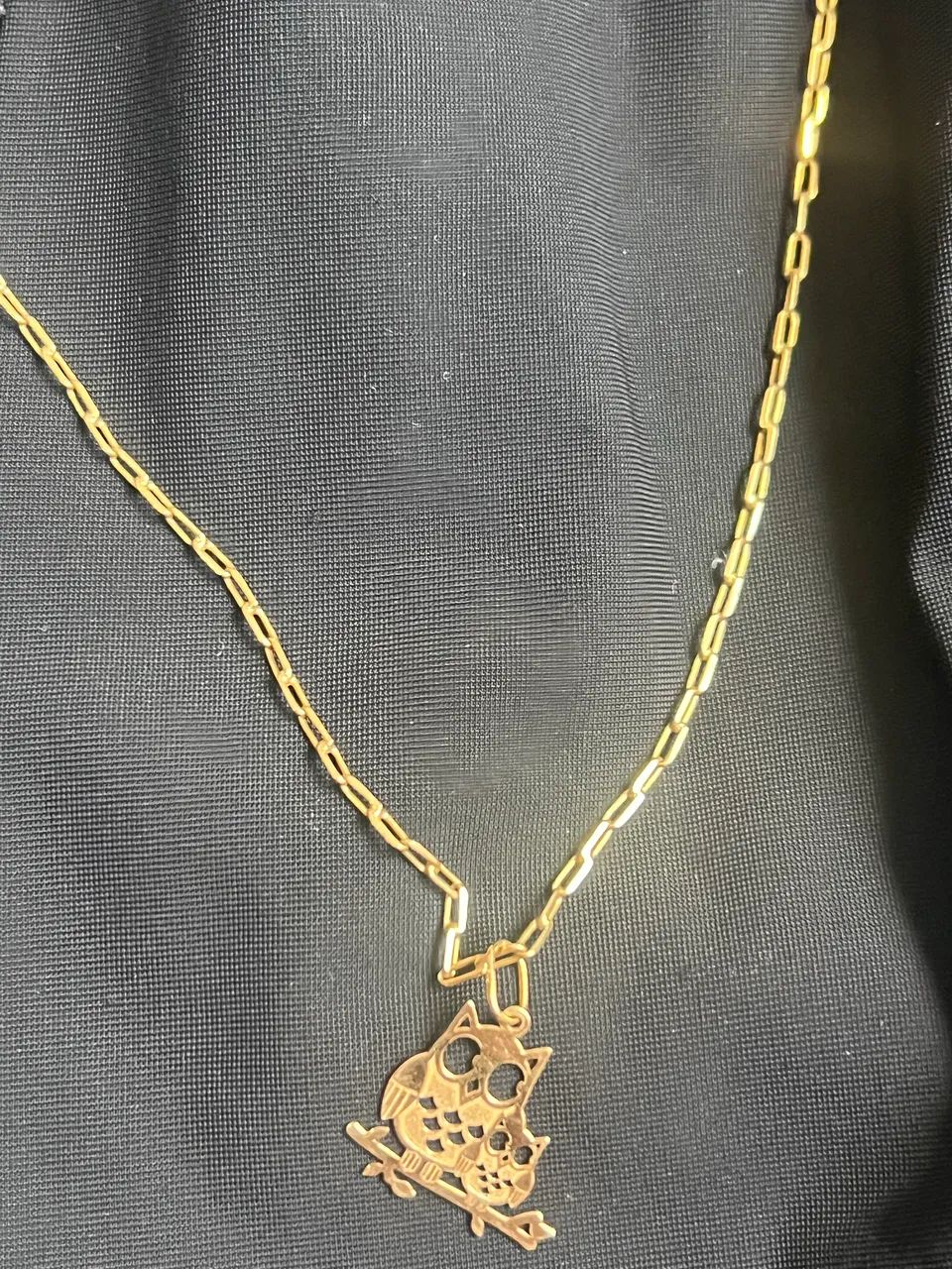 Cordão e pingente de Ouro 18k 5 g tudo  - Foto 2