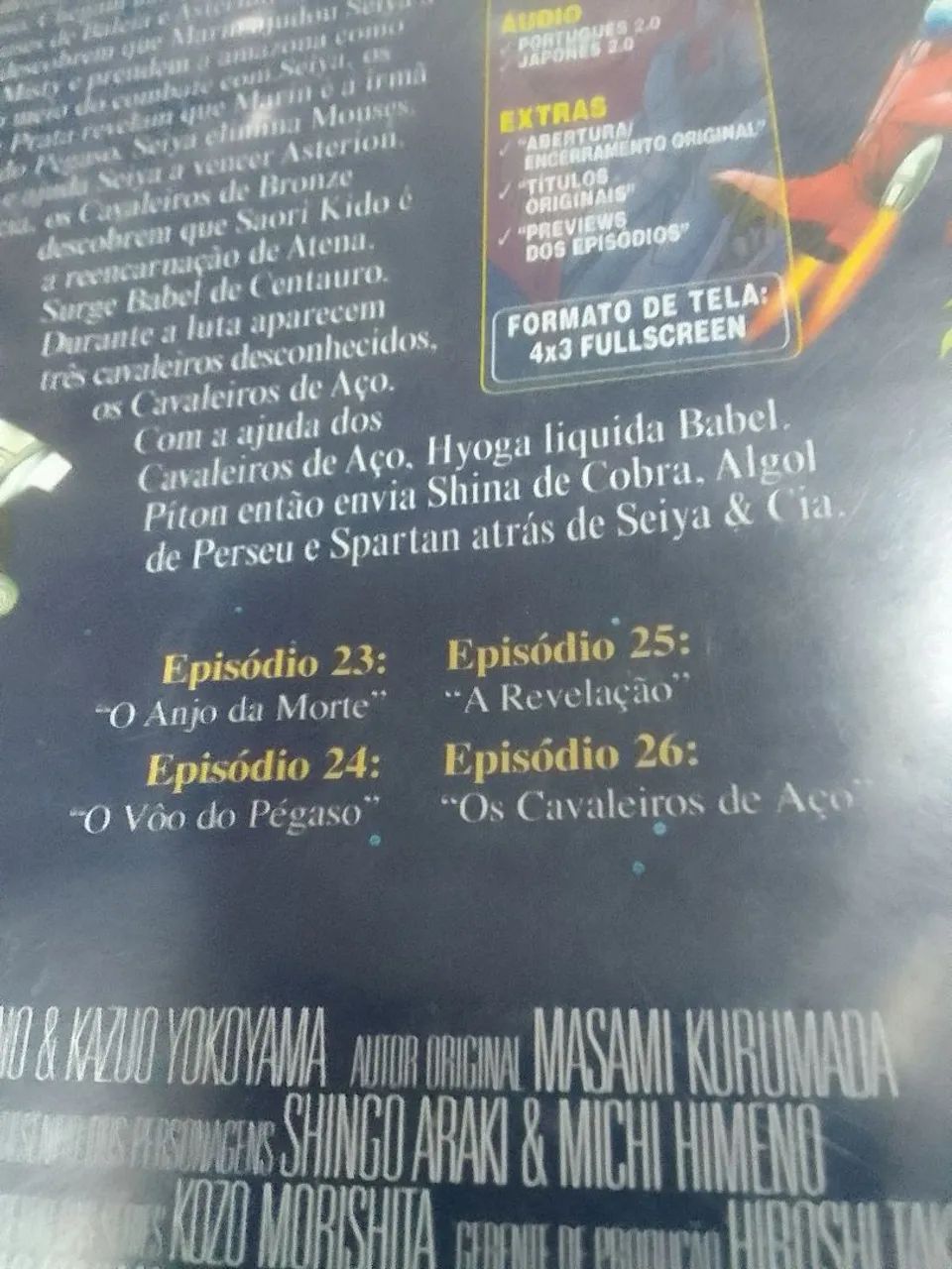 DVD Anime Cavaleiros do Zodíaco.  - Foto 4