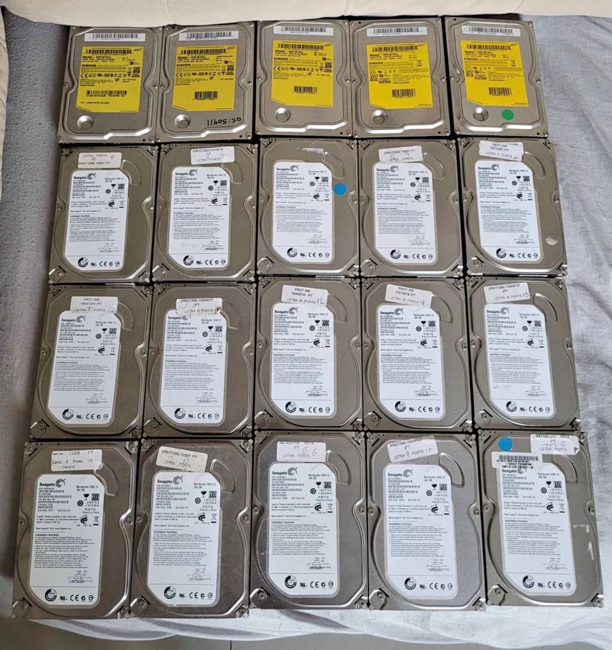 HD de 160 gb funcionando perfeitamente 