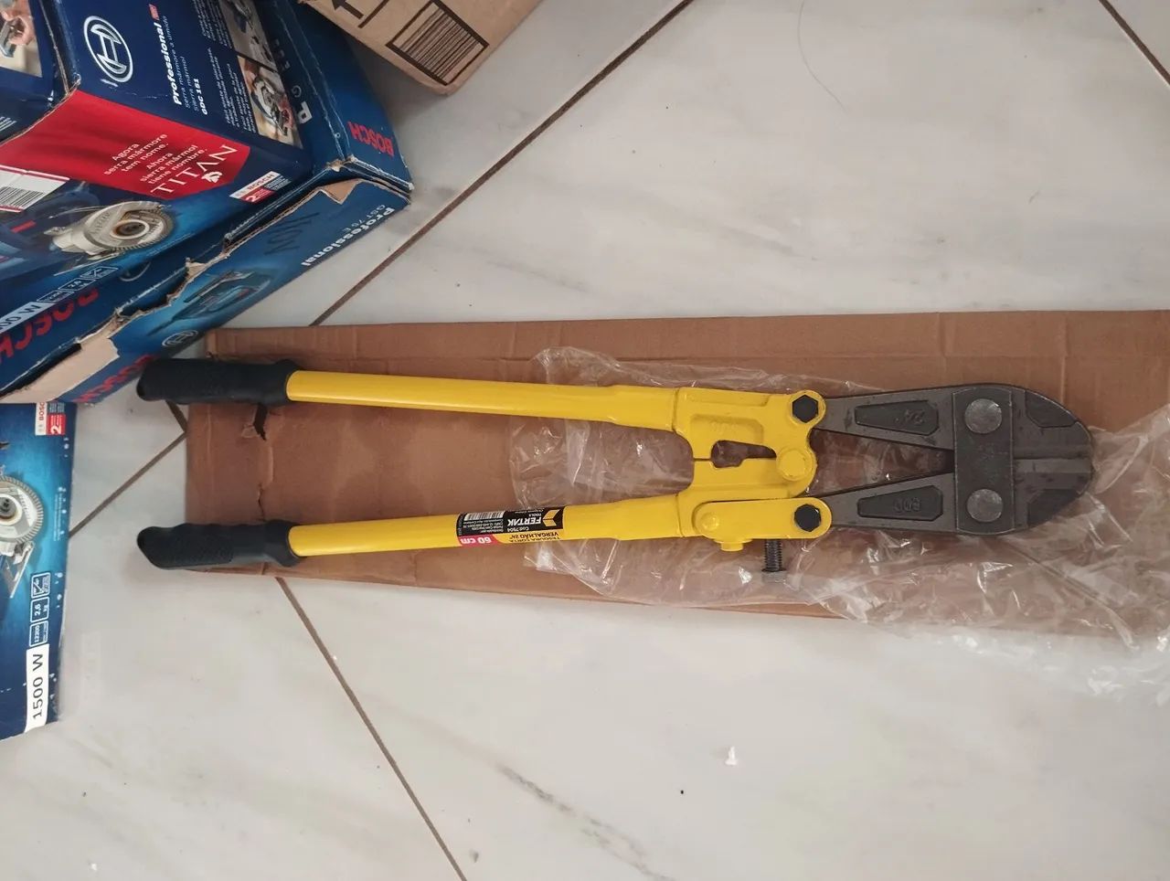 TESOURA ALICATE FERTAK  24 POLEGADAS  CORTA VERGALHÃO.  - Foto 3