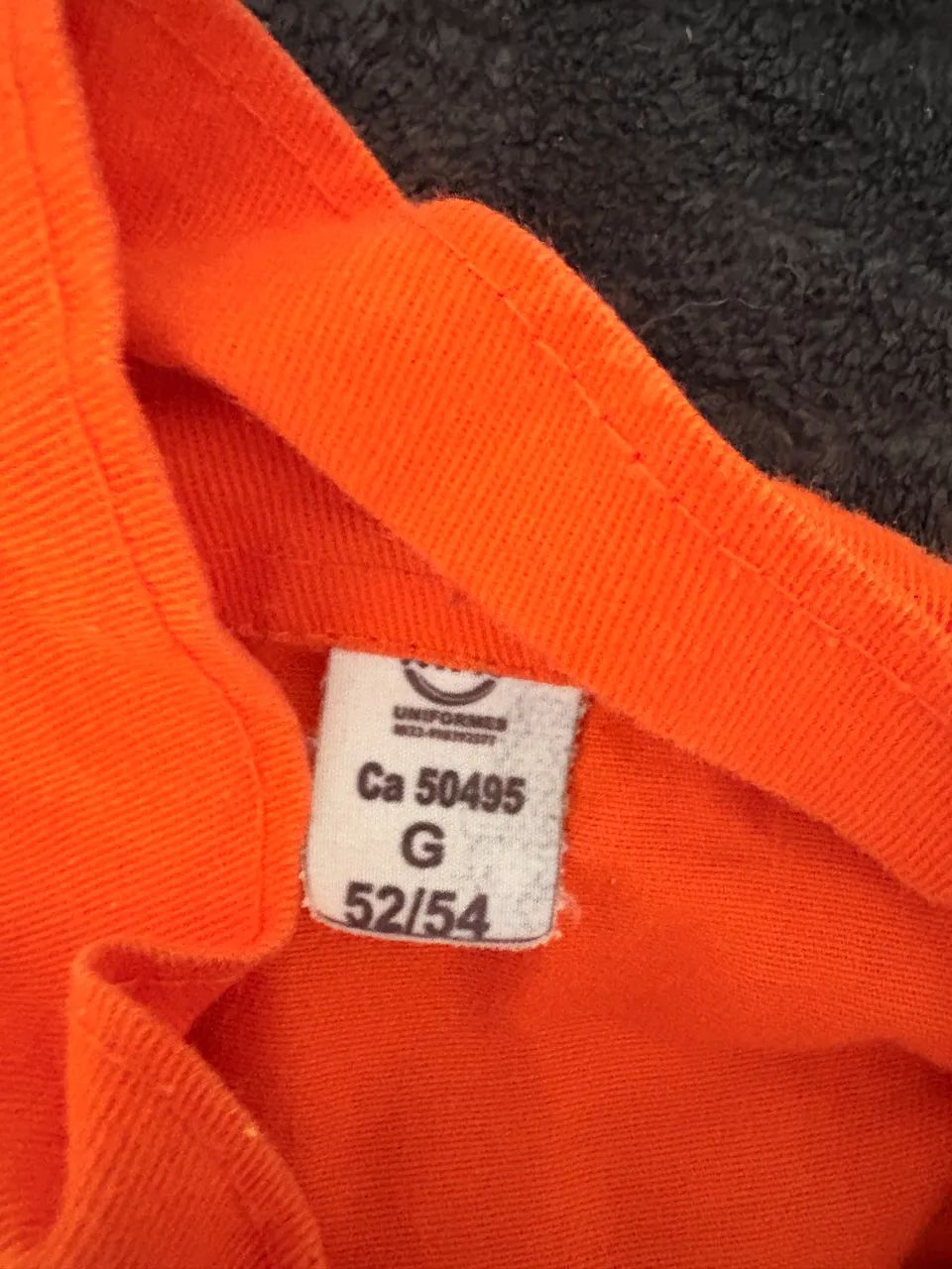 Macacão Laranja RF tamanho G usado apenas 1 mês 