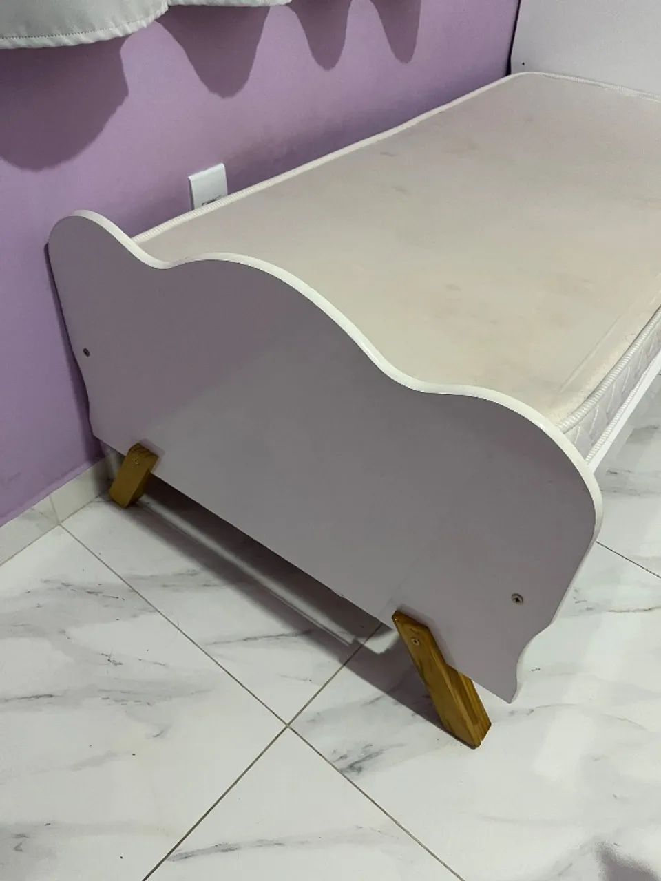 Cama infantil com colchão  - Foto 4