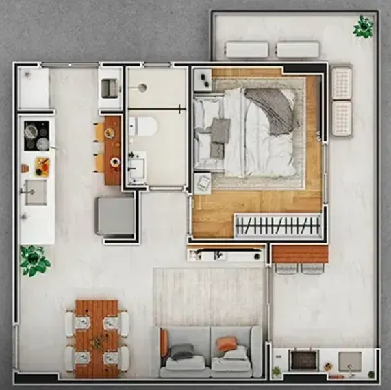 PLANTA 47m²
