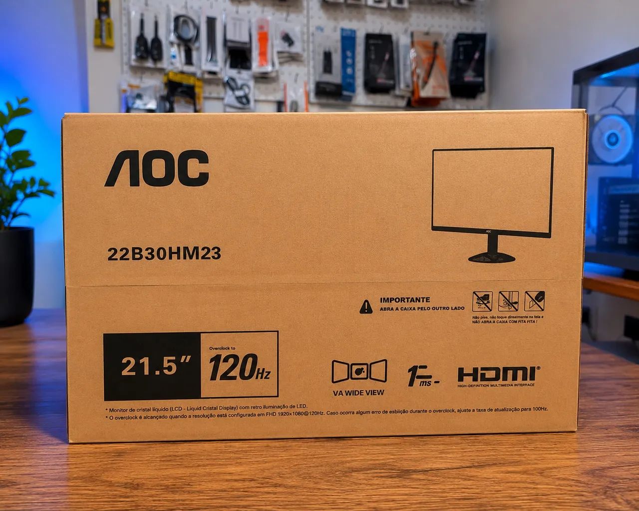 Monitor AOC 21" FHD, 120Hz, 1MS - Foto 2