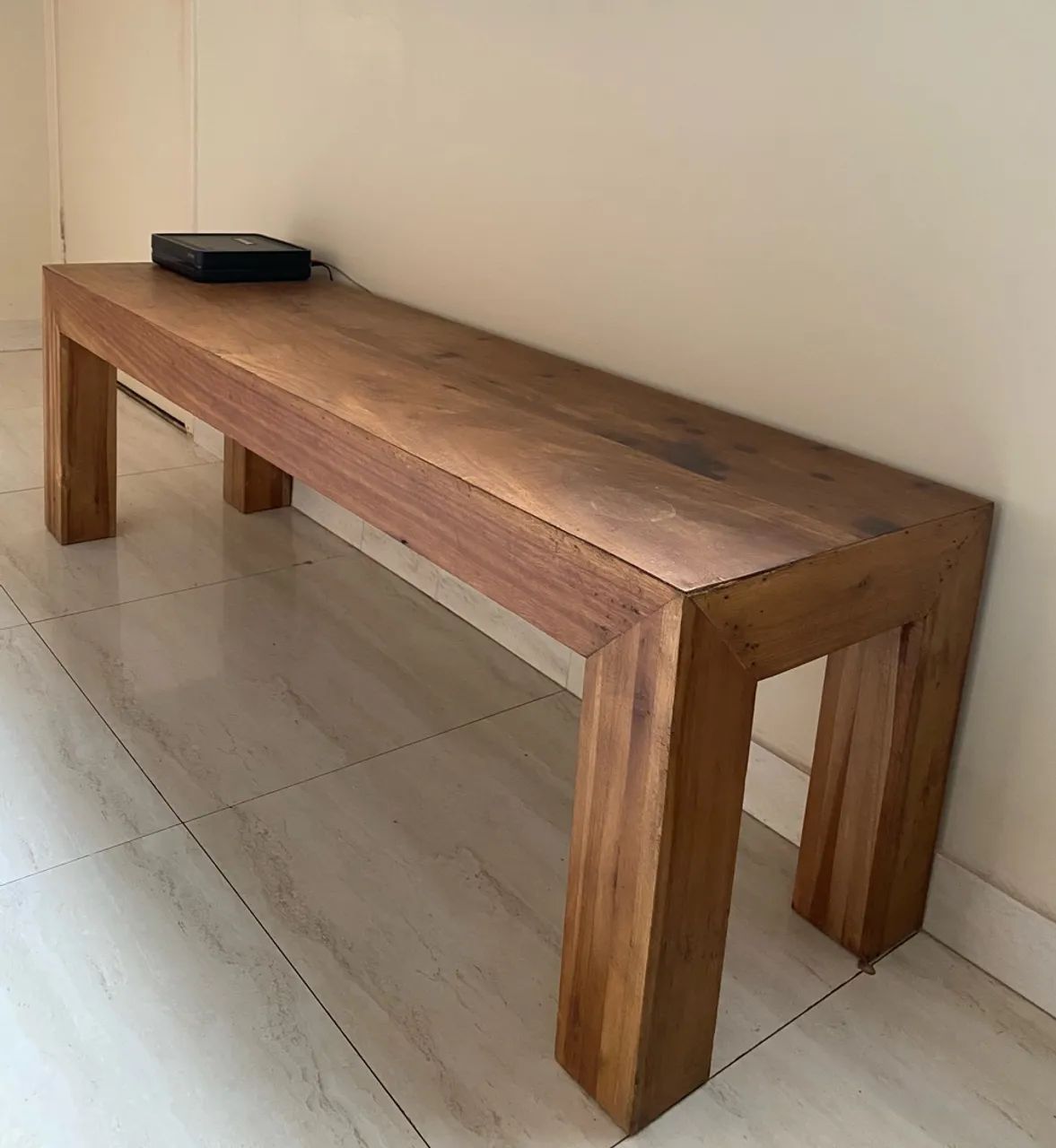 MESA E BANCO DE MADEIRA  - Foto 5