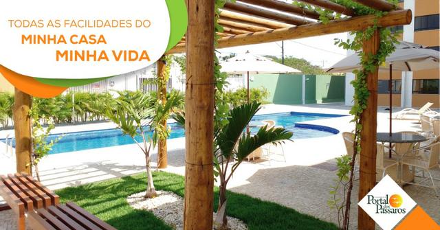 Apto Passaré Pronto- 60m² - 3 quartos - 2 Banheiros -Lazer Completo -Minha Casa Minha Vida - Foto 3
