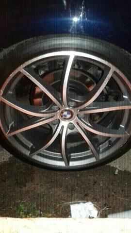 3 roda 20" 1 roda 17" bmw