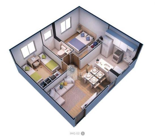 Apartamento pne 02 quartos no afonso pena, são josé dos pinhais - Foto 20