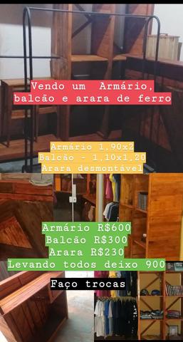 Vendo móveis de loja