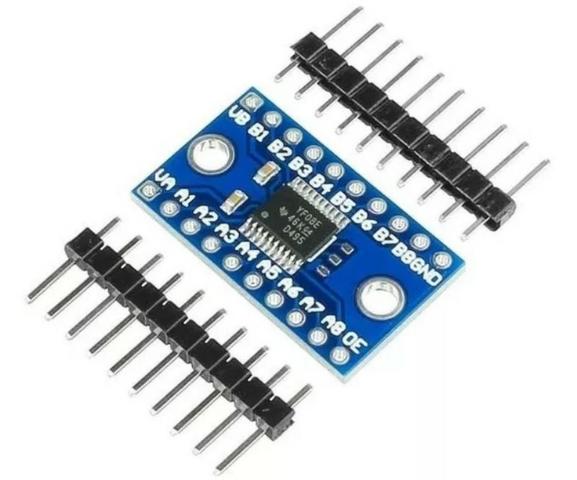 COD-AM271 Módulo Conversor De Nivel Lógico 8 Canais Txs0108e I2c Arduino Automação Rob - Foto 4