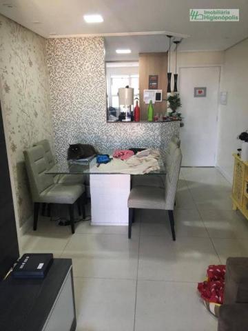 Apartamento com 3 dormitórios à venda, 60 m² por r$ 330.000 - parque bandeirante - santo a - Foto 3