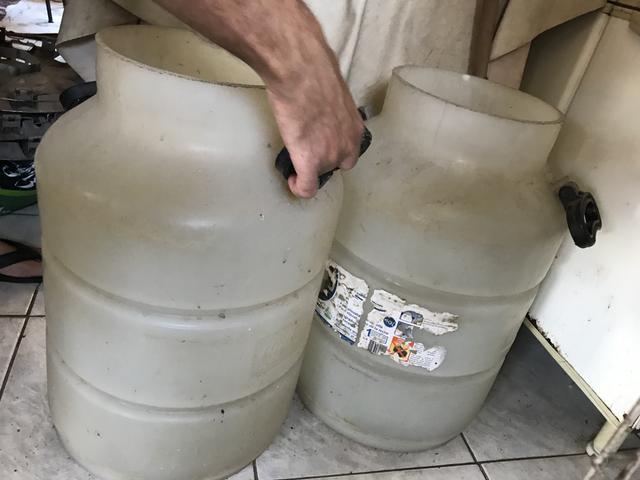 Ordenha seminova com todo encanamento para longo alcance