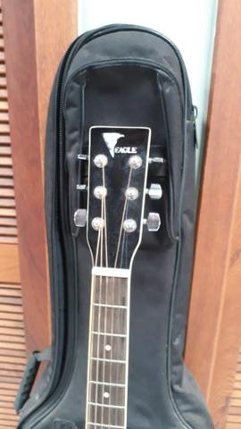 Violão elétrico acústico EAGLE e caixa acústica METEORO - Foto 3