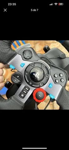 Volante Simulador de Corrida p/ PS3 e PC - com Pedal e Câmbio