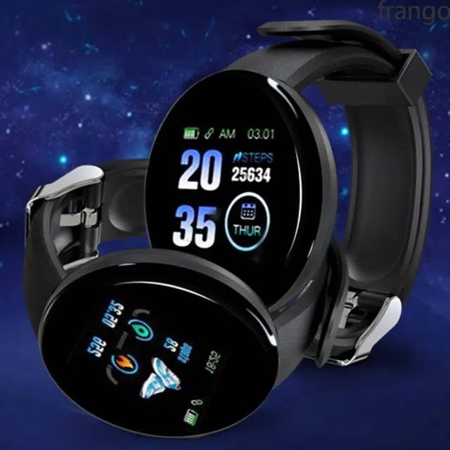 Relógio Smartwatch Redondo D18 Whats E Face - Android / Ios