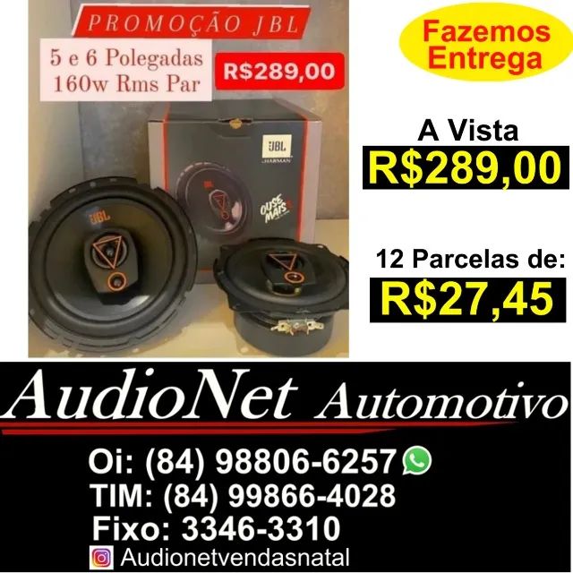 Alto Falante Jbl Multisystem 5 Polegadas 160w Rms Porta Fone Triaxial com Tweeter
