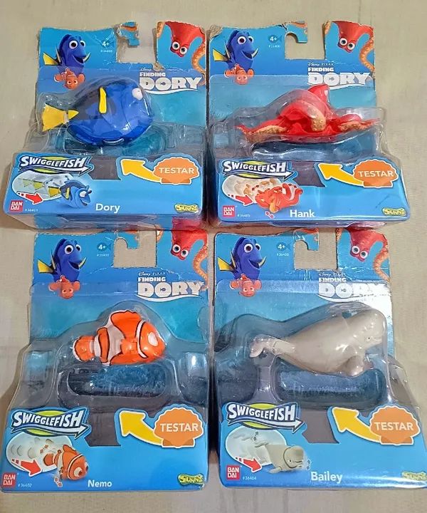 Bonecos Disney Pixar Procurando Dory Swigglefish Bandai