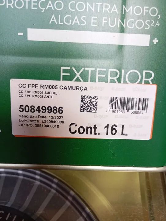 Tinta Suvinil- Impermeável e Emborrachada cor camurca - Foto 2