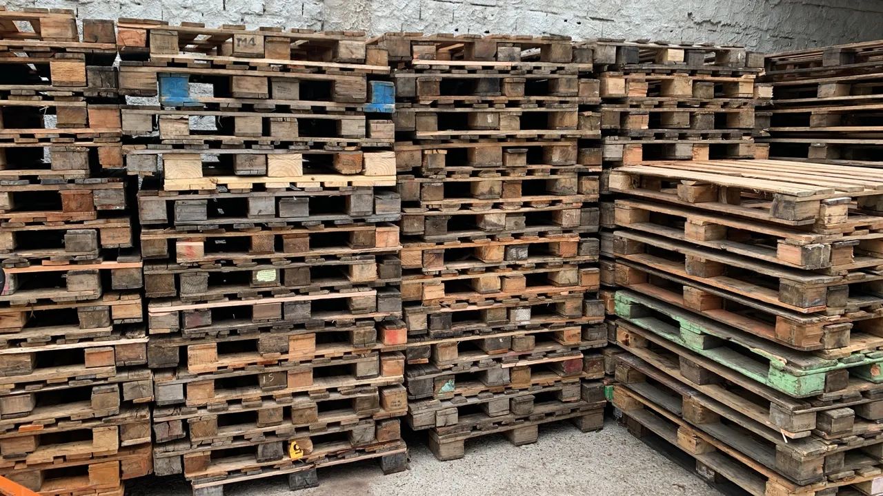 Palete pallets de madeira PBR, DESCARÁVEIS e CHAPA - Foto 5
