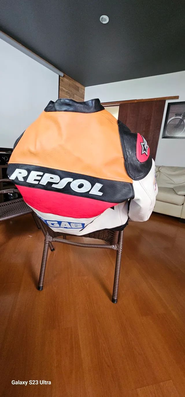 Jaqueta de clearance couro repsol