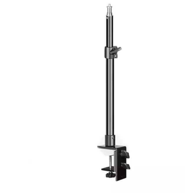 Suporte Tripé Celular Câmera Led C/ Garra P/ Prender Mesa