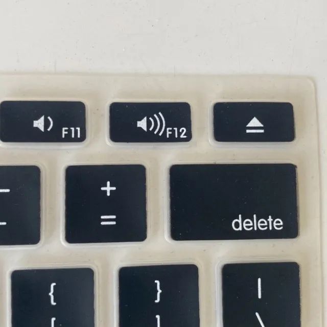 C101 Protetor de Silicone Black Para Teclado de Macbook Pro e Air 13 / 15 / 17  - Foto 3