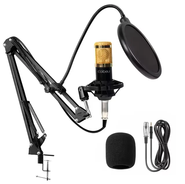 Microfone + Braço Articulado Coibeu BM-800 - NOVO